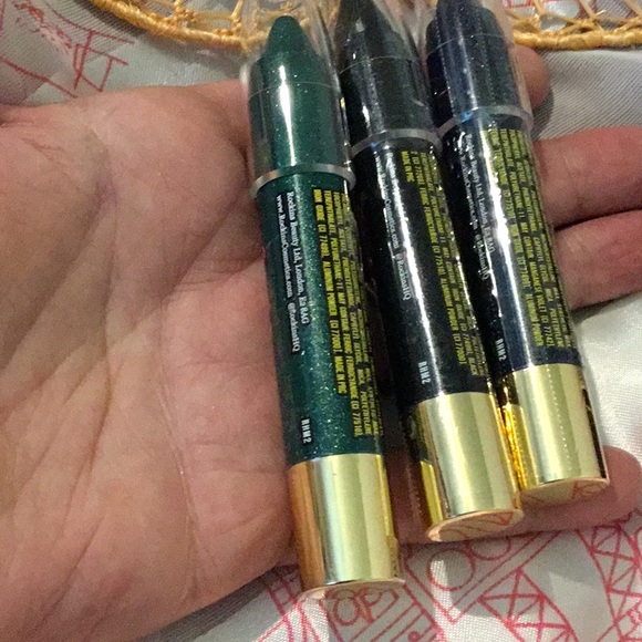 New ROCKINS Cosmetics HOT MESS Set Of 3 Eyeshadow Glitter Gel Eye Pens - Picture 10 of 13